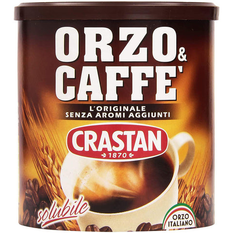 Crastan Orzo und kaffee Instant lösliche Gerste Getreidekaffee Kaffee 120 gr 3x Original italienisch