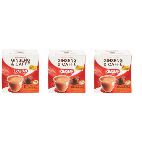 Crastan caffè Ginseng und Kaffee Dolce gusto pads Kapseln KAFFEEKAPSELN 3x italienisch Original
