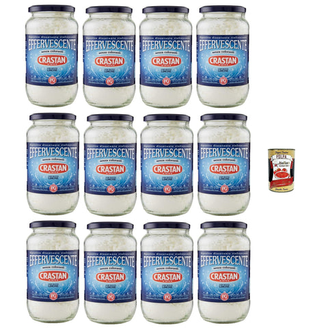 Crastan effervescente con succo Limone, Erfrischendes Verdauungs Auflösen mit Zitronengeschmack 12x 250 gr italienisch Original