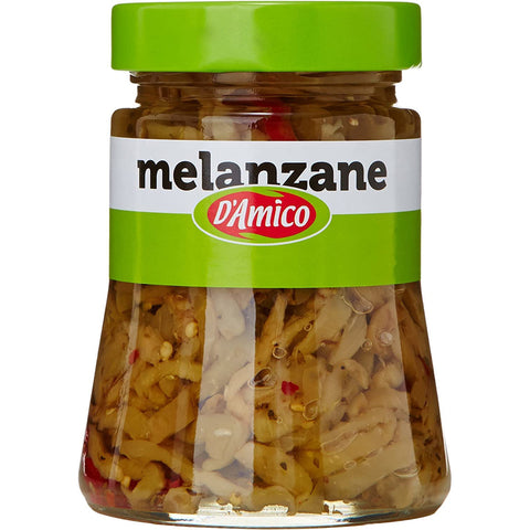 D'amico Melanzane A Filetti Auberginenfilets im Glas Gr.280 3x Original italienisch Feinkost