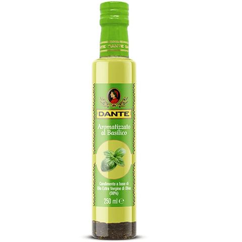 Dante condimento a base di olio aromatizzato al basilico Basilikum-Dressing auf Ölbasis 6x 250 ml