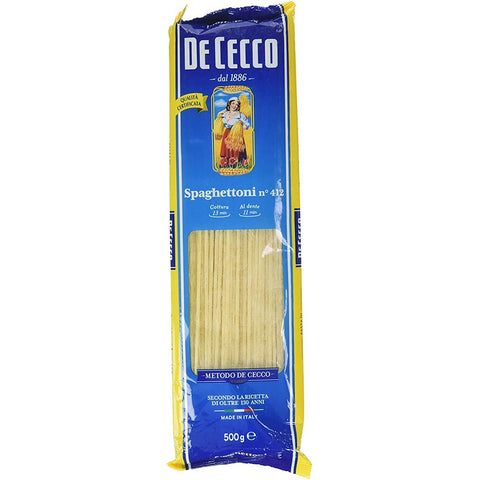 De Cecco Pasta 100% Spaghettoni n. 412 Nudeln 10x500g Original italienisch