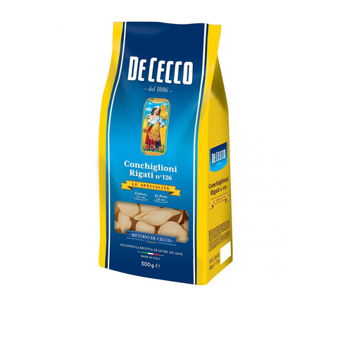 De Cecco Pasta De Cecco 100% Italienisch Conchiglioni Rigati n 126 Nudeln 500 g 10x italienisch Original