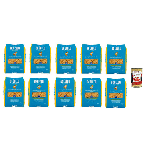 De Cecco Conchigliette Piccole N°53 100% Pasta Nudeln 10x 500g italienisch Original