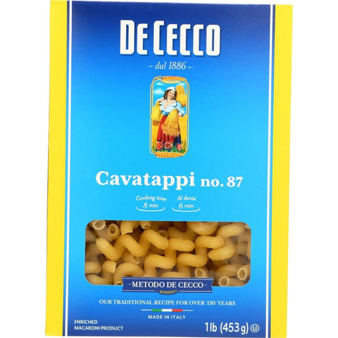 De Cecco Internationale Nudeln De Cecco Pasta 100% Italienisch Cavatappi n. 87 Nudeln 500 g Internationale Nudeln Original 24094070879