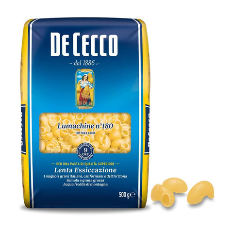 De Cecco Pasta 100% Lumachine n° 180 kurze Pasta 10x 500g Original italienisch