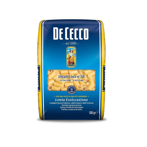 De Cecco 100% Ditali Lisci n°58 Nudeln kurze Pasta 10x 500g Original italienisch