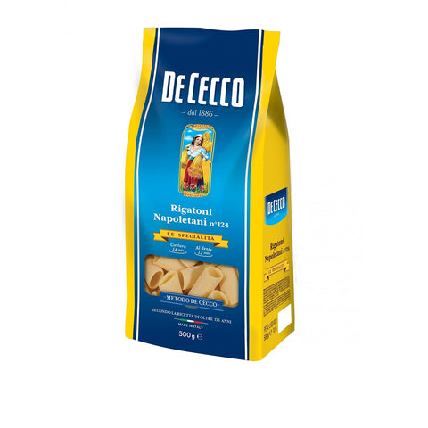 De Cecco Pasta De Cecco 100% Italienisch Rigatoni Napoletani n 124 Nudeln 500 g 10x italienisch Original