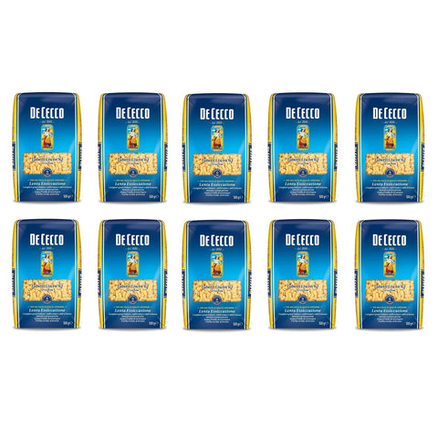 De Cecco Pasta 100% Italienisch Tubetti Lisci n. 62 Nudeln 500g 10x Original italienisch