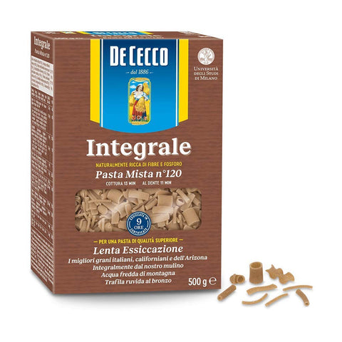De Cecco Pasta Pasta mista integrali n. 120 Vollkorn Nudeln 10x500g Original italienisch