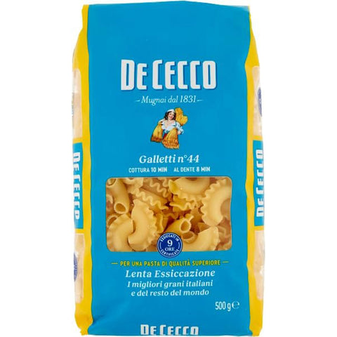 De Cecco Galletti N°44 12x500g Original italienisch Pasta