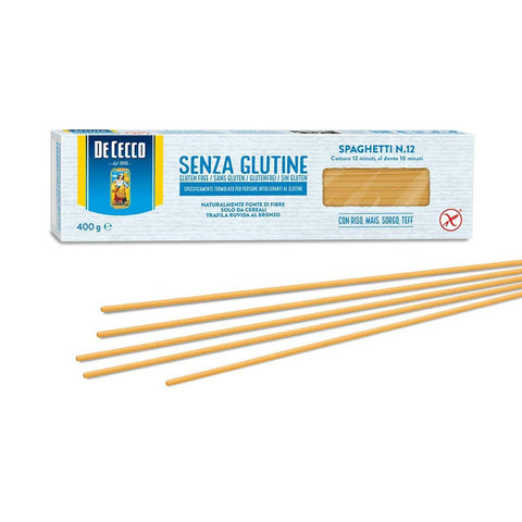 De Cecco Spaghetti 400 g senza Glutine Glutenfrei pasta nudeln Kurze Pasta italienisch Original