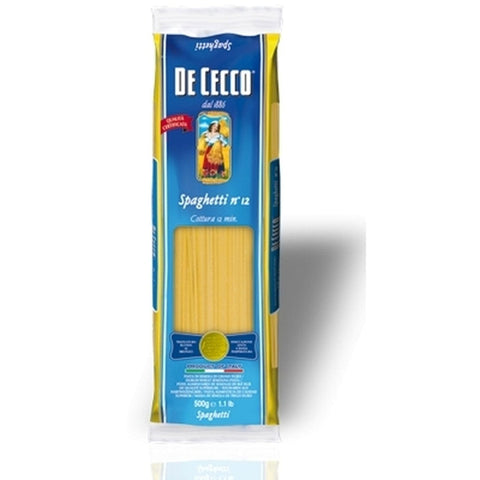 De Cecco 100% Spaghetti n. 12 Nudeln 5x 500g Original italienisch