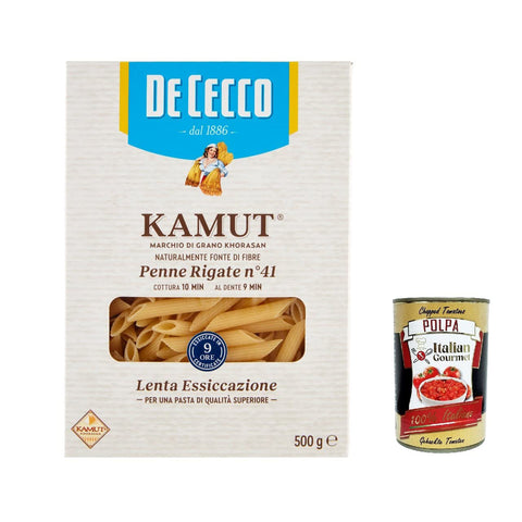 De Cecco nudeln Pasta Penne rigate N. 41 Kamut Marke von Khorasan Weizen 500 g italienisch Original
