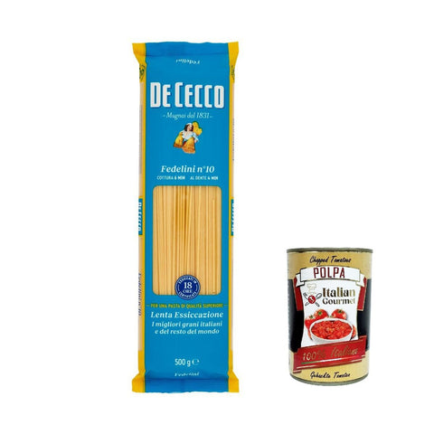 De Cecco Pasta 100% Italian Fedelini n° 10 Noodles 500 g Nudeln & Pasta italienisch Original