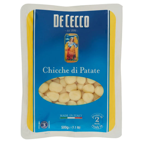 De Cecco Pasta 100% Chicche di patate Nudeln Kartoffelpaste 10x500g Original italienisch