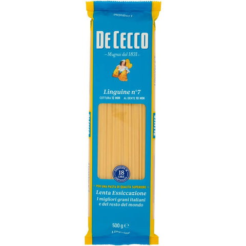 De Cecco Pasta 100% Italienisch Linguine n. 7 Nudeln 500g 10x Original italienisch inkl. Italian Gourmet Polpa 400g