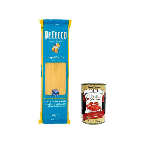 De Cecco Nudeln & Pasta De Cecco Pasta 100% Italian Capellini n. 9 Noodles 500 g Nudeln & Pasta italienisch Original 8001250120090