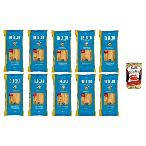 De Cecco Nudeln & Pasta De Cecco Pasta 100% Italienisch Mafaldine n. 2 Nudeln 500g 10x Original italienisch inkl. Italian Gourmet Polpa 400g 8001250120021