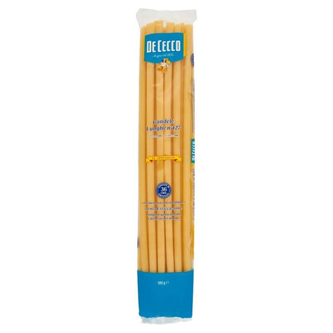 De Cecco Nudeln & Pasta De Cecco Pasta Le specialita' 100% Italienisch Candele Lunghe n. 127 Nudeln 500g 10x Original italienisch inkl. Italian Gourmet Polpa 400g 8001250121271