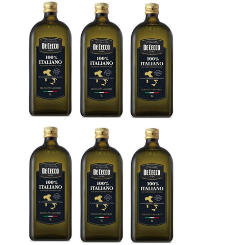 De Cecco Oliven De Cecco 100% Italiano olio Extra vergine Natives Olivenöl 1 L nativ italienisch Original