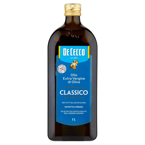 DE CECCO oel Olivenoel extra vergine Classico flasche 1x1l Original italienisch Feinkost