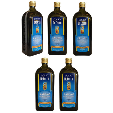 De Cecco Olivenöl IL CLASSICO extra nativ 5x1000ml Original italienisch Feinkost