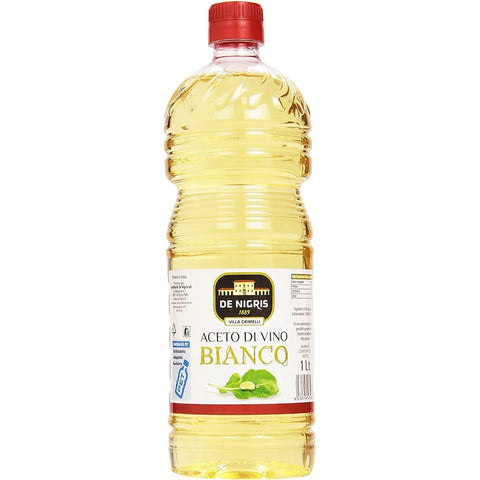 De Nigris Essig De Nigris Aceto di Vino Bianco / Weinessig weiss essig 1000 ml. italien Küche italienisch Original 8032754435878