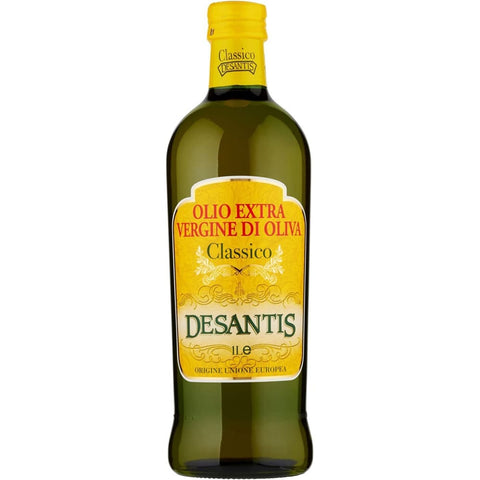 De-Santis Oliven De Santis De Santis Classico Extra Natives nativ Olive Olivenöl olio di oliva 1l Original italienisch Feinkost  BESCHÄDIGTES ETIKETT 8009113014166