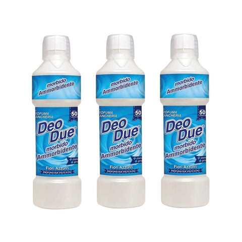 Deo Due Flüssiger Weichspüler Deo Due Ammorbidente Fiori Azzurri 1 Liter Weichspüler 3x italienisch Original