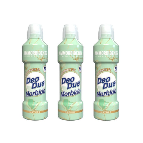 Deo Due Flüssiger Weichspüler Deo Due Ammorbidente Nature Weichspüler mit Bio Süßmandelöl 1 Liter 3x italienisch Original
