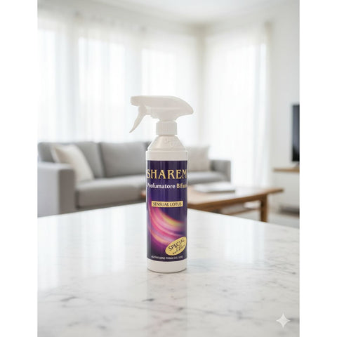 Deo Due Profumatore Bifase Sharem Sensual Lotus Luft und Textilerfrischer 3x 500 ml italienisch Original