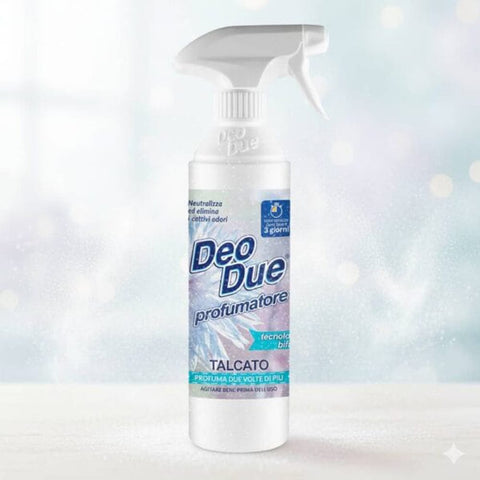 Deo Due Raumsprays Deo Due Profumatore Bifase Talcato Luft und Textilerfrischer 3x 500 ml italienisch Original