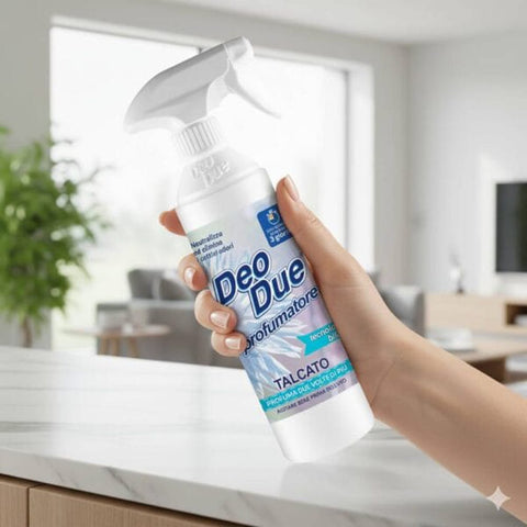 Deo Due Raumsprays Deo Due Profumatore Bifase Talcato Luft und Textilerfrischer 3x 500 ml italienisch Original