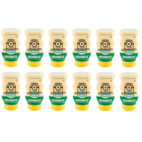 Develey Mayonnaise Develey Maionese Squeeze Mayonnaise 250 ml Würzsaucen mit Eiern aus Nährboden 100% natürliche Zutaten italienisch Original 4006824009324