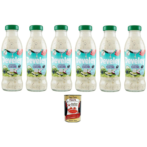 Develey Salsa DRESSING TZATZIKI Sauce 6x 230 ml Salsas italienisch Original