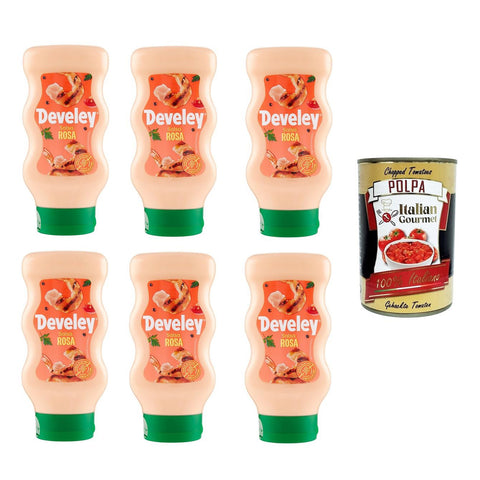 Salsa Rosa Soße Squeeze 6x410ml Original italienisch Sauce