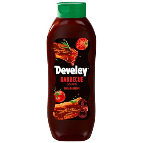 Develey Barbecue Sauce, 4er Pack (4 x 875 ml) Süß-Sauer-Saucen italienisch Original