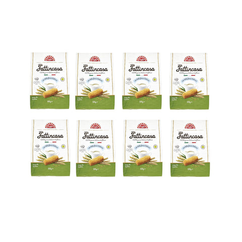 8x Di Leo Biscotti come Fattincasa con latte fresco italiano Kekse mit frischer italienischer Milch 500 g italienisch Original