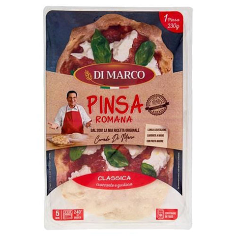 Di Marco Abgepackte Gebäckstücke Di Marco Pinsa alla Romana Klassisch knusprig und lecker 6x230gr italienisch Original 8058640070374