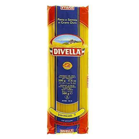 Divella Pasta Divella 100% Italienisch Vermicelli N° 7 Kochen 9 Minuten 500 g 10x italienisch Original