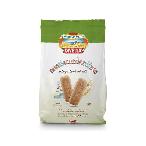 Divella Kekse Divella Non ti scordar di me Biscotti Integrali ai cereali Vollkornkekse mit Getreide Kekse Biscuits Cookies Kekse 6x 400g italienisch Original 8005121213645