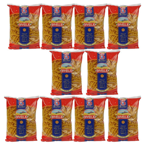 Divella N40 Fusilli 10x1000g Original italienisch Pasta