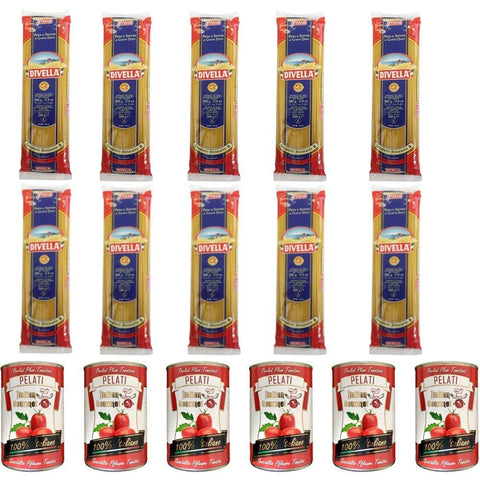 Divella Spaghetti Hartweizen Italian Pasta 500 g Kurze Pasta italienisch Original