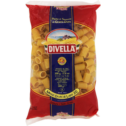 Divella Pasta Divella 100% N°20 Mezzi occhi di lupo 10x 500g italienisch Original
