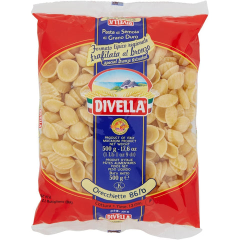 Divella Pasta 100% Italienisch N° 86/b Orecchiette 500 gr 10x Original italienisch