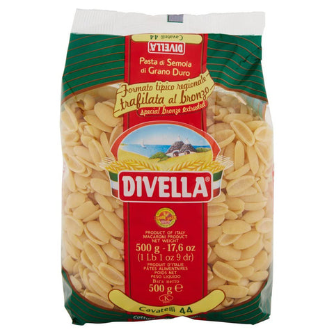 Divella Cavatelli N. 44 Hartweizengrieß Pasta Italienische Nudeln 500 g Packung Nudeln & Pasta italienisch Original