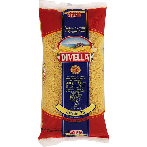 Divella Pasta Divella 100% Italienisch N° 76 Corallini 500 g 10x italienisch Original