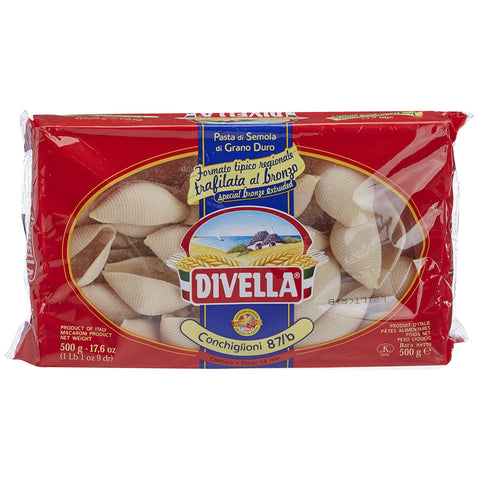 Divella Pasta 100% italienische Conchiglioni 87, b, nudeln 12x500g Original italienisch
