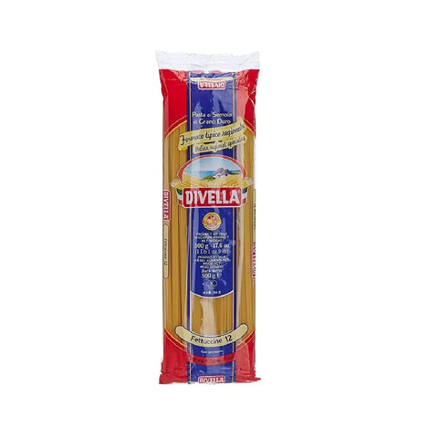 Divella Nudeln & Pasta Divella Fettuccine N.12 Hartweizengrieß Pasta Italienische Nudeln 500 g Packung Nudeln & Pasta italienisch Original 8005121000122
